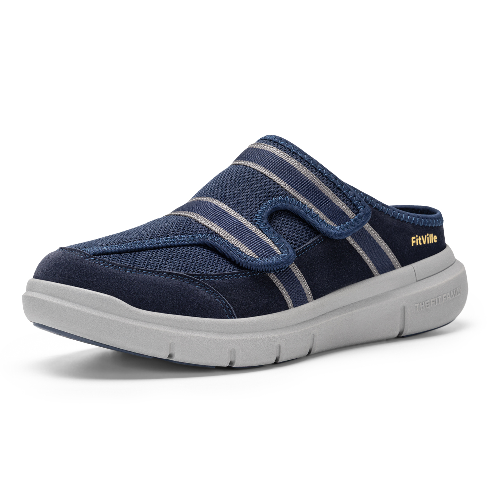 Men'S Shoes Diabetic - FitVille Wide Men's Sandals Soft Breathable