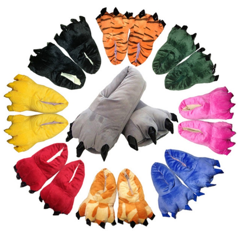 Men Shoes Size To Women - Winter Warm Soft Indoor Floor Slippers