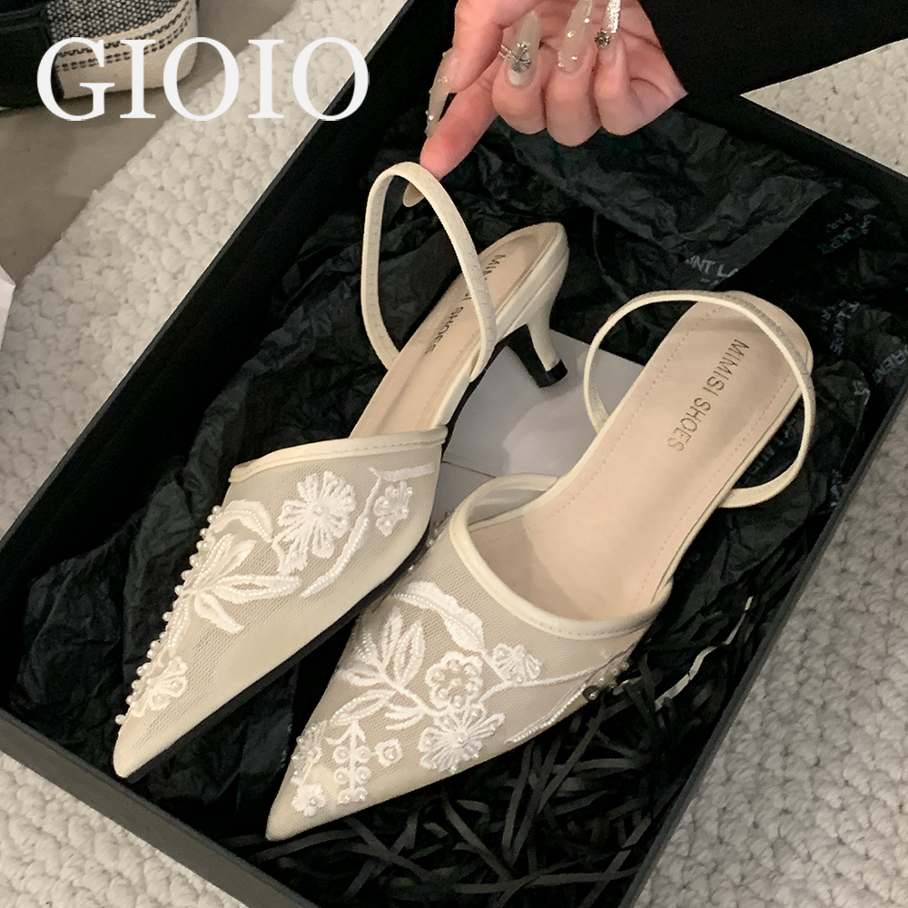Men Shoes For Wedding - Brand Designer White Women Pumps Mesh