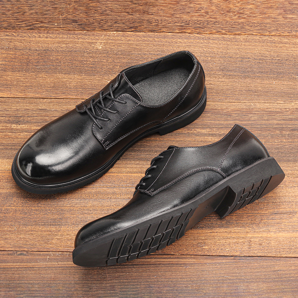 Genuine Leather Men Derby Shoe - Men Shoes Louboutin incelemesi ve fiyatı
