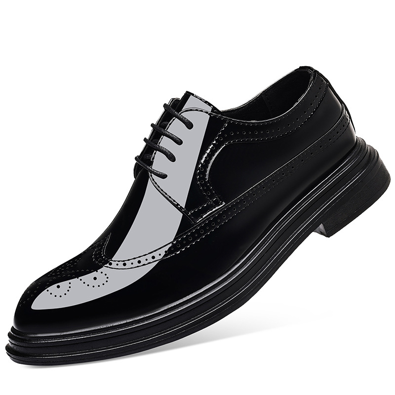 Men's Patent Leather Brogue Dr - Men Shoes For Wedding incelemesi ve fiyatı