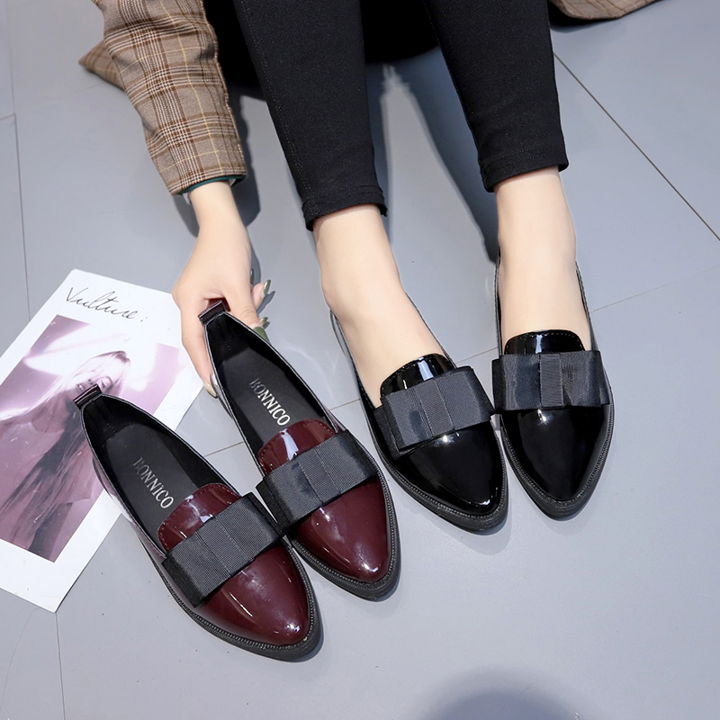 Black/ Wine Red Patent Leather - Dress Shoe Pointed incelemesi ve fiyatı