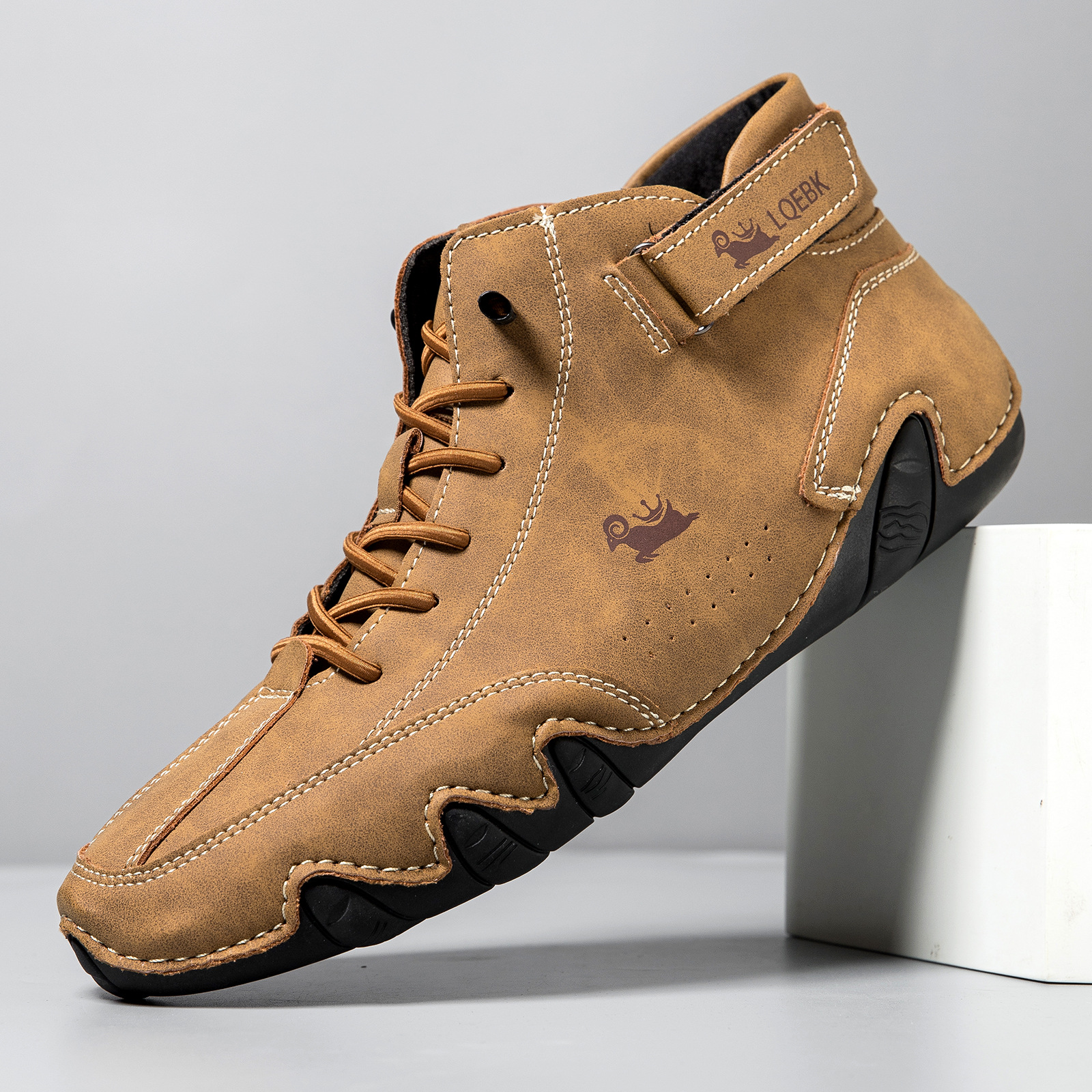 Leather Casual Shoes Sneakers  - Men'S Shoes Comfortable Walking incelemesi ve fiyatı