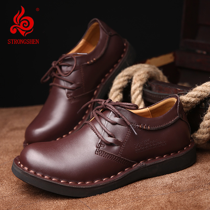 STRONGSHEN Men's Genuine Leath - Men Shoes Louboutin incelemesi ve fiyatı