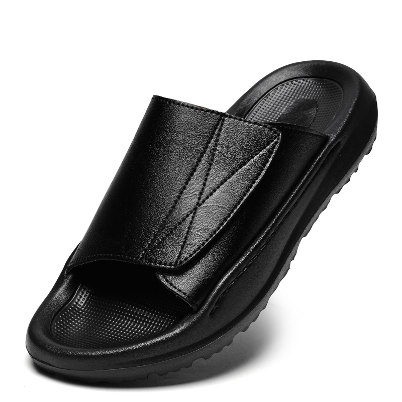 Easy-top Leather Slide Slipper - Men'S Shoes Comfortable Walking incelemesi ve fiyatı