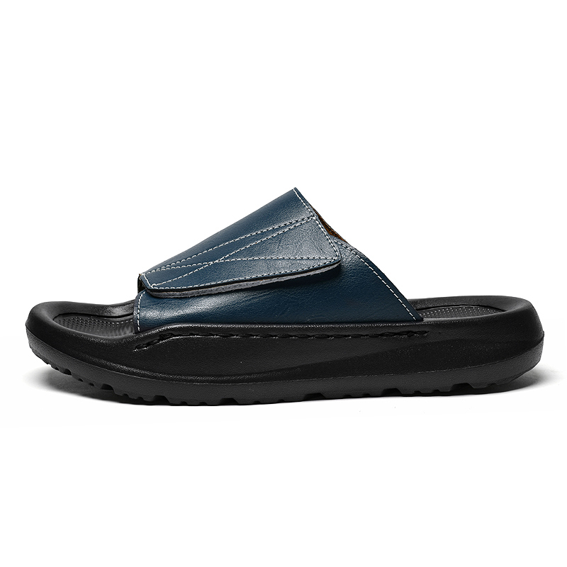 Easy-top Leather Slide Slipper - Men'S Shoes Comfortable Walking incelemesi ve fiyatı