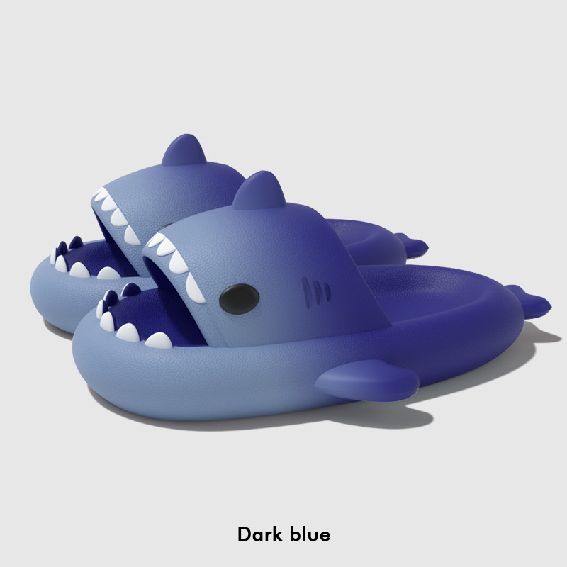 Cute Cartoon Shark Slippers Fo - Men'S Shoes With Platform incelemesi ve fiyatı