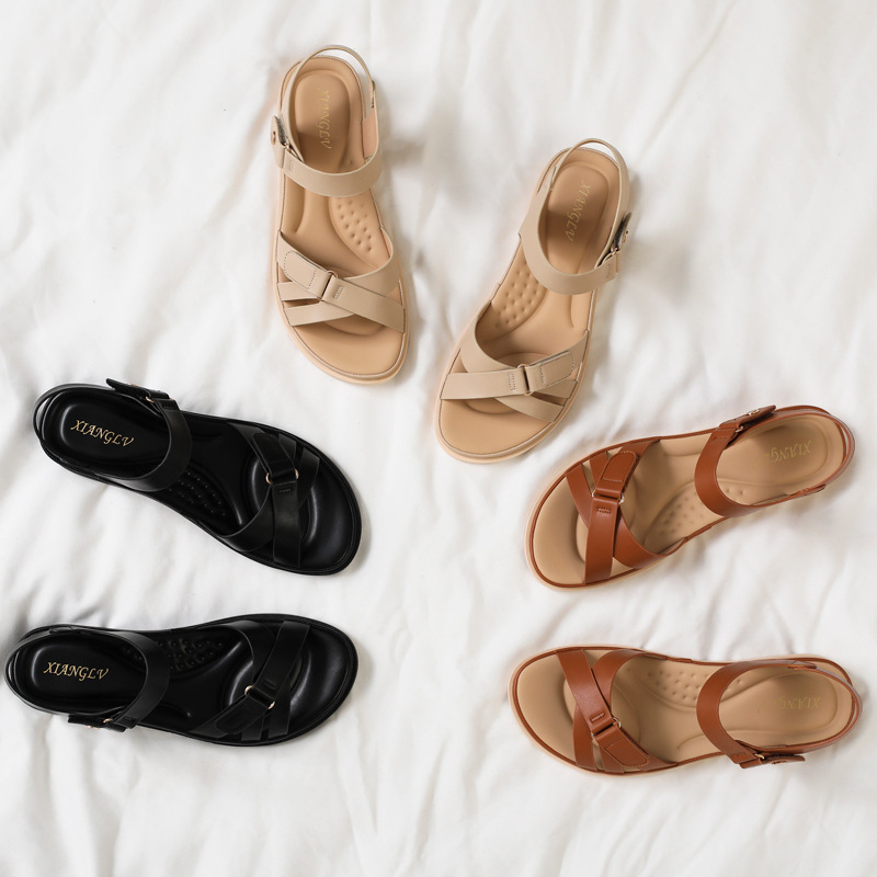 Flat-soled fashionable outdoor - Velcro Strap Sandal incelemesi ve fiyatı