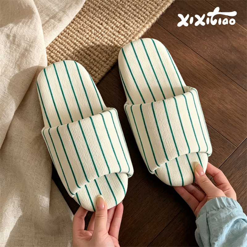 XIXITIAO Stripe Indoor Slipper - Men Shoes Size To Women incelemesi ve fiyatı