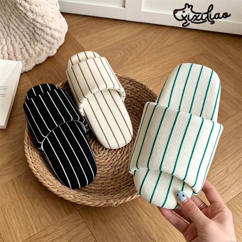 XIXITIAO Stripe Indoor Slipper - Men Shoes Size To Women incelemesi ve fiyatı