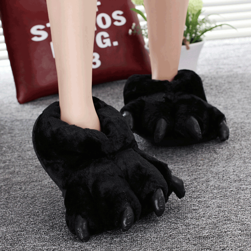 Size 35-43 Black Animal Paw Sh - Men Shoes Size To Women incelemesi ve fiyatı