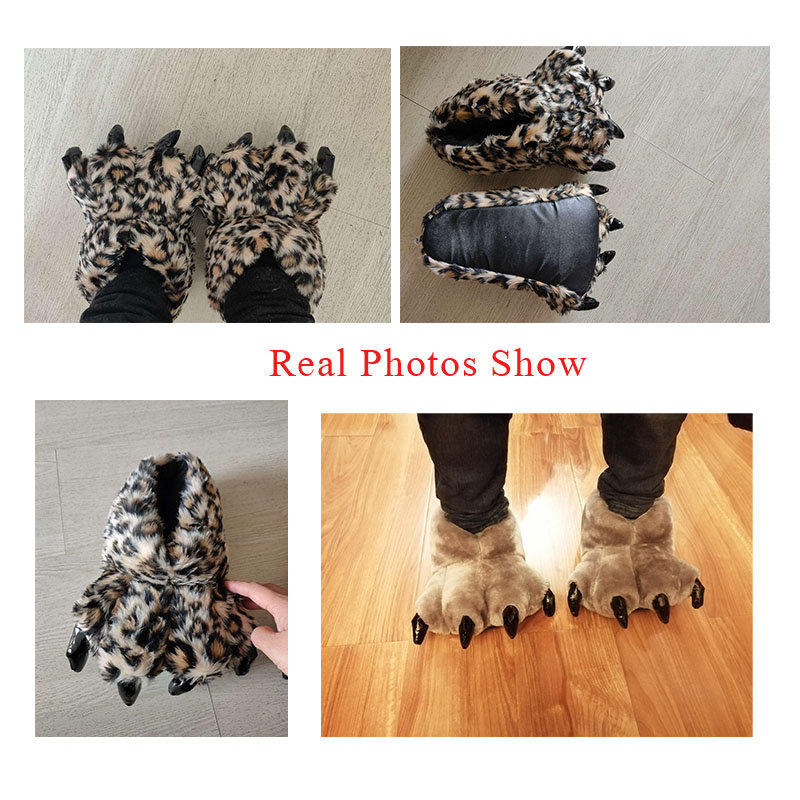 Size 35-43 Black Animal Paw Sh - Men Shoes Size To Women incelemesi ve fiyatı