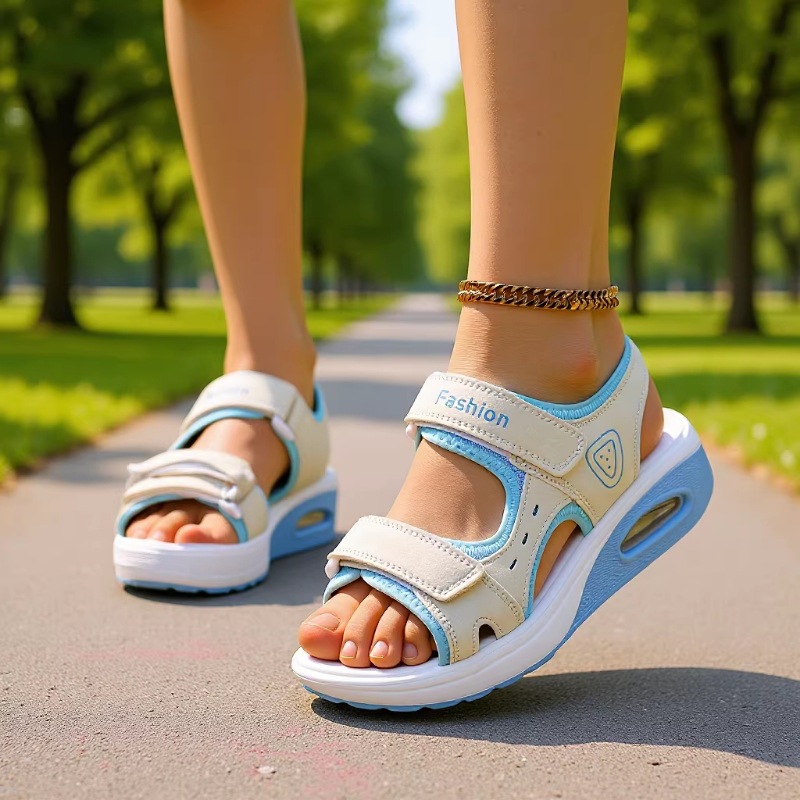 Women's Orthopedic Air Cushion - Velcro Strap Sandal incelemesi ve fiyatı