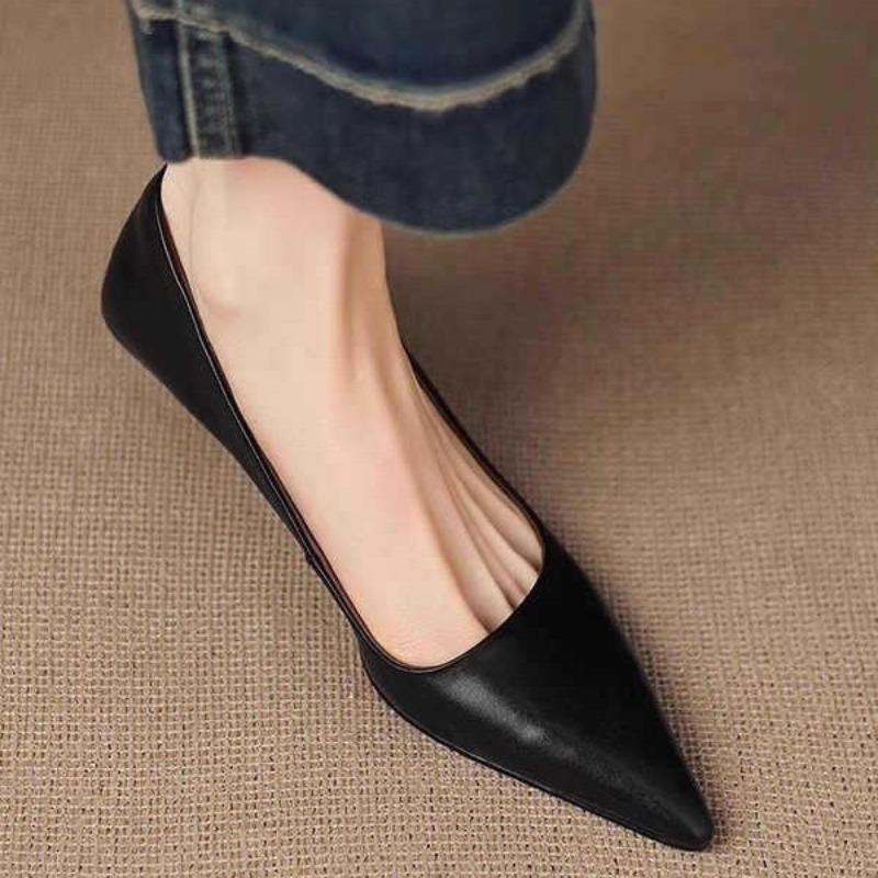 2026 New Soft Leather French S - Dress Shoe Pointed incelemesi ve fiyatı