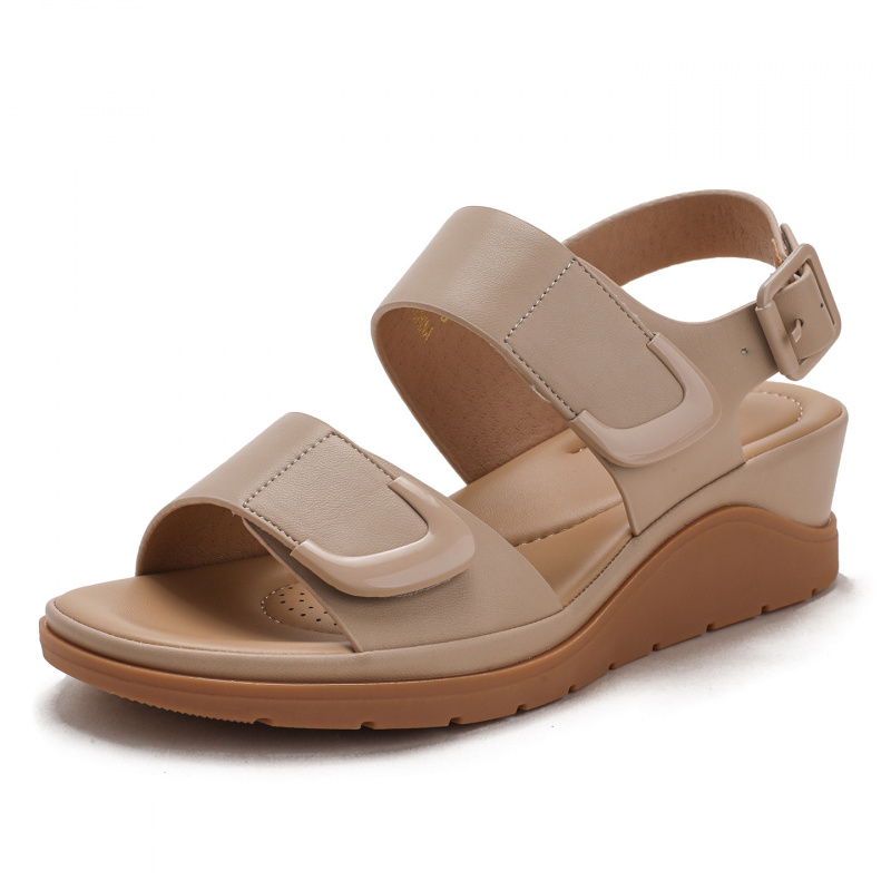 Summer new style one-strap wed - Velcro Strap Sandal incelemesi ve fiyatı