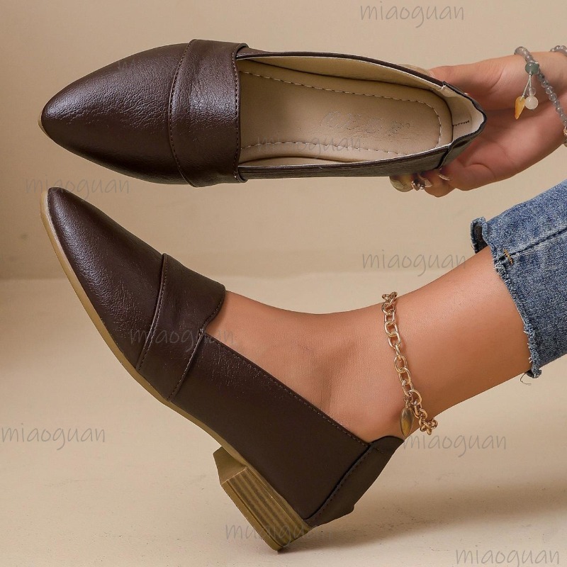 Vintage Pointed Toe Loafers Wo - Dress Shoe Pointed incelemesi ve fiyatı