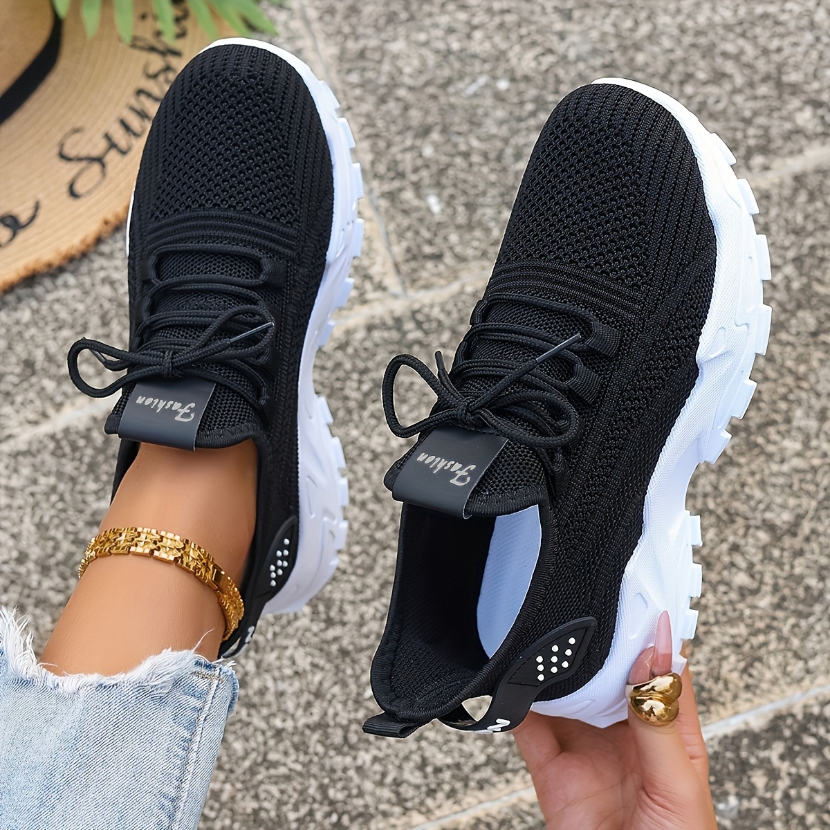 Breathable Knit Sneakers Fashi - Men'S Shoes Comfortable Walking incelemesi ve fiyatı