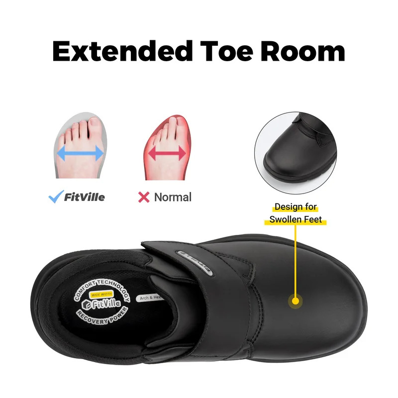 Extra Wide Men'S Shoes Leather - Men'S Shoes Diabetic incelemesi ve fiyatı