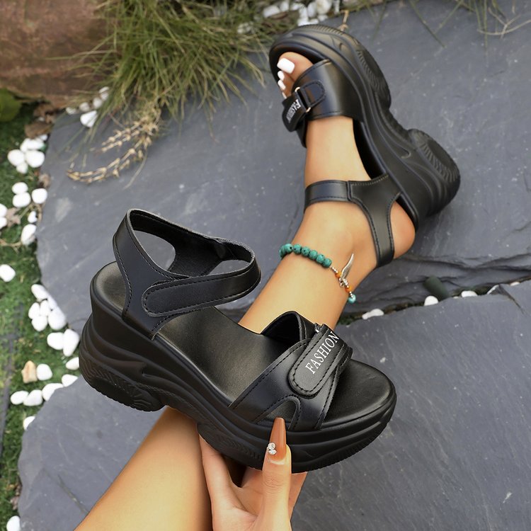 Casual Sporty Women's Sandals  - Velcro Strap Sandal incelemesi ve fiyatı