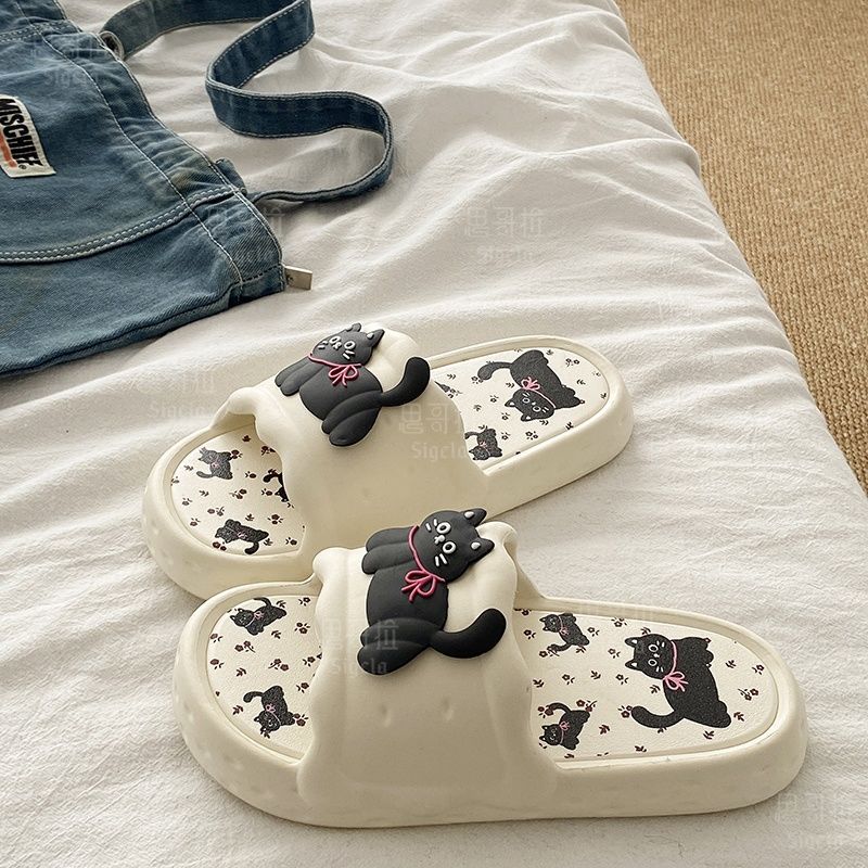 Printting Cute Bear Women Slip - Men Shoes Size To Women incelemesi ve fiyatı
