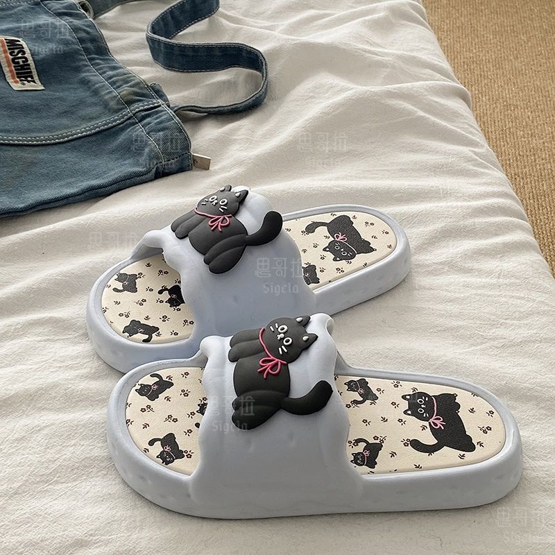 Printting Cute Bear Women Slip - Men Shoes Size To Women incelemesi ve fiyatı