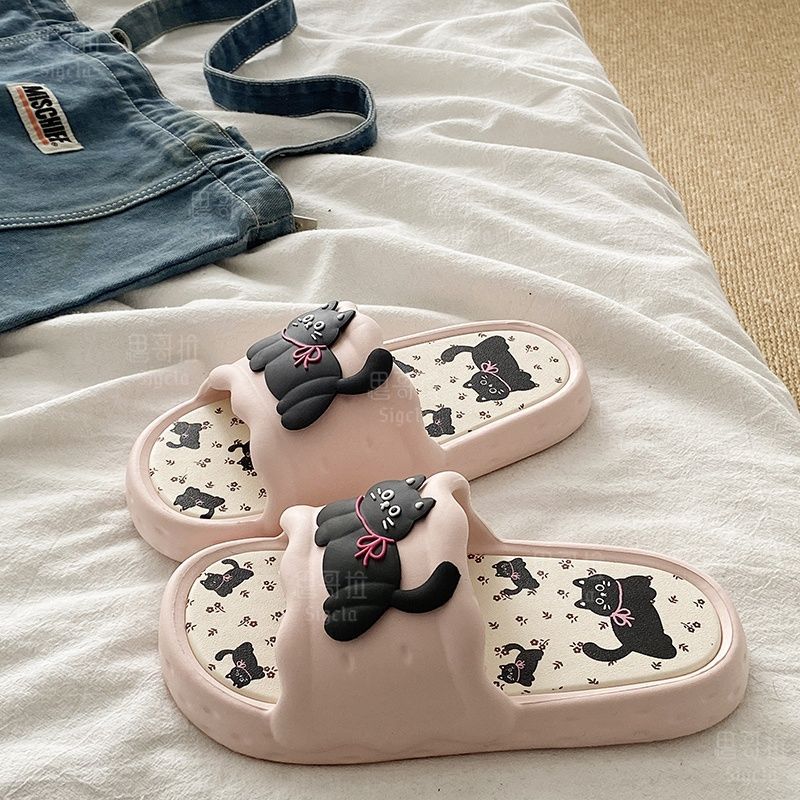Printting Cute Bear Women Slip - Men Shoes Size To Women incelemesi ve fiyatı