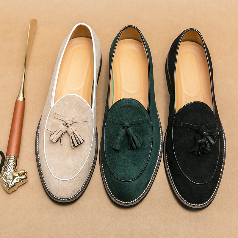 Italian Luxury Brand Suede Men - Men Shoes Louboutin incelemesi ve fiyatı