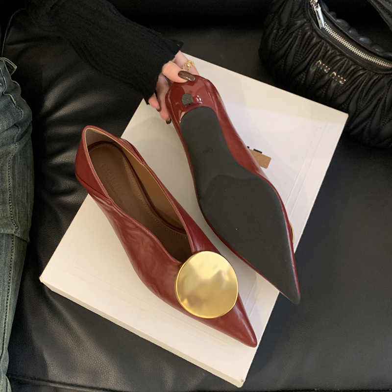 SUOJIALUN 2025 Autumn New Bran - Dress Shoe Pointed incelemesi ve fiyatı