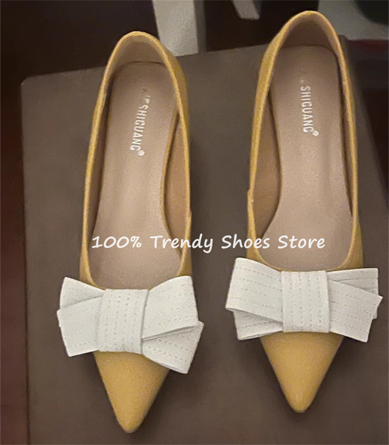 Butterfly Knot Decor Women Sli - Dress Shoe Pointed incelemesi ve fiyatı