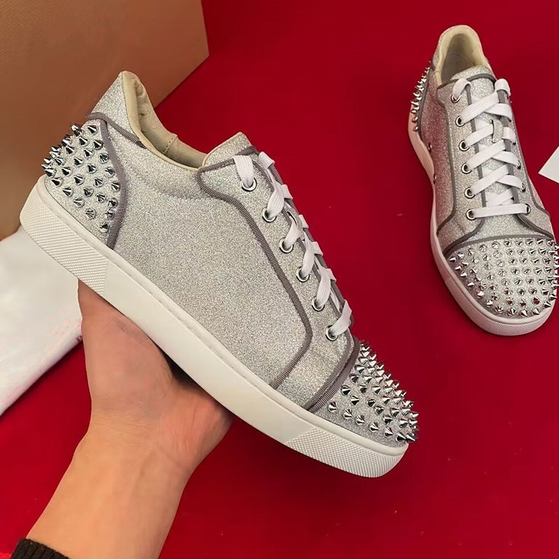 men luxury fashion rivets shoe - Men Shoes Louboutin incelemesi ve fiyatı