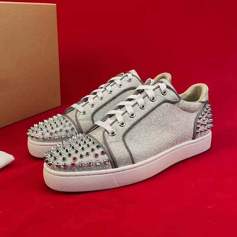 men luxury fashion rivets shoe - Men Shoes Louboutin incelemesi ve fiyatı
