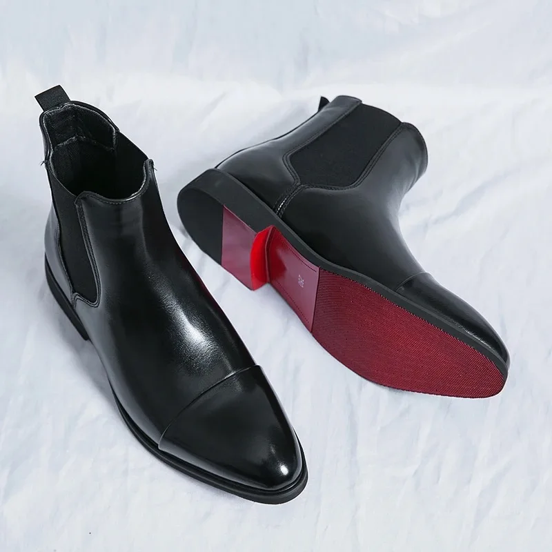 Men's Boots Luxury Brand Leath - Men Shoes Louboutin incelemesi ve fiyatı