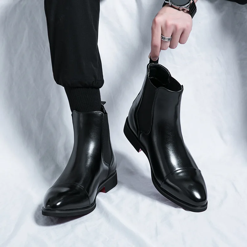 Men's Boots Luxury Brand Leath - Men Shoes Louboutin incelemesi ve fiyatı
