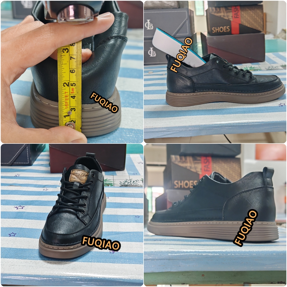 5cm Height Increase Leather Sh - Men'S Shoes Comfortable Walking incelemesi ve fiyatı