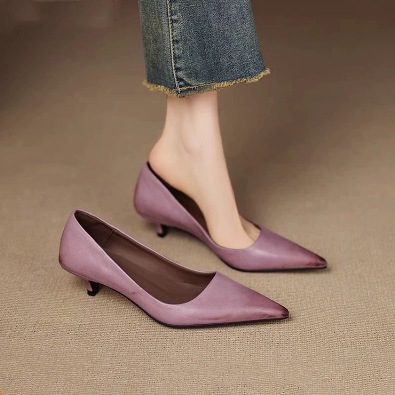 Sexy Pink Thin High Heels Pump - Dress Shoe Pointed incelemesi ve fiyatı