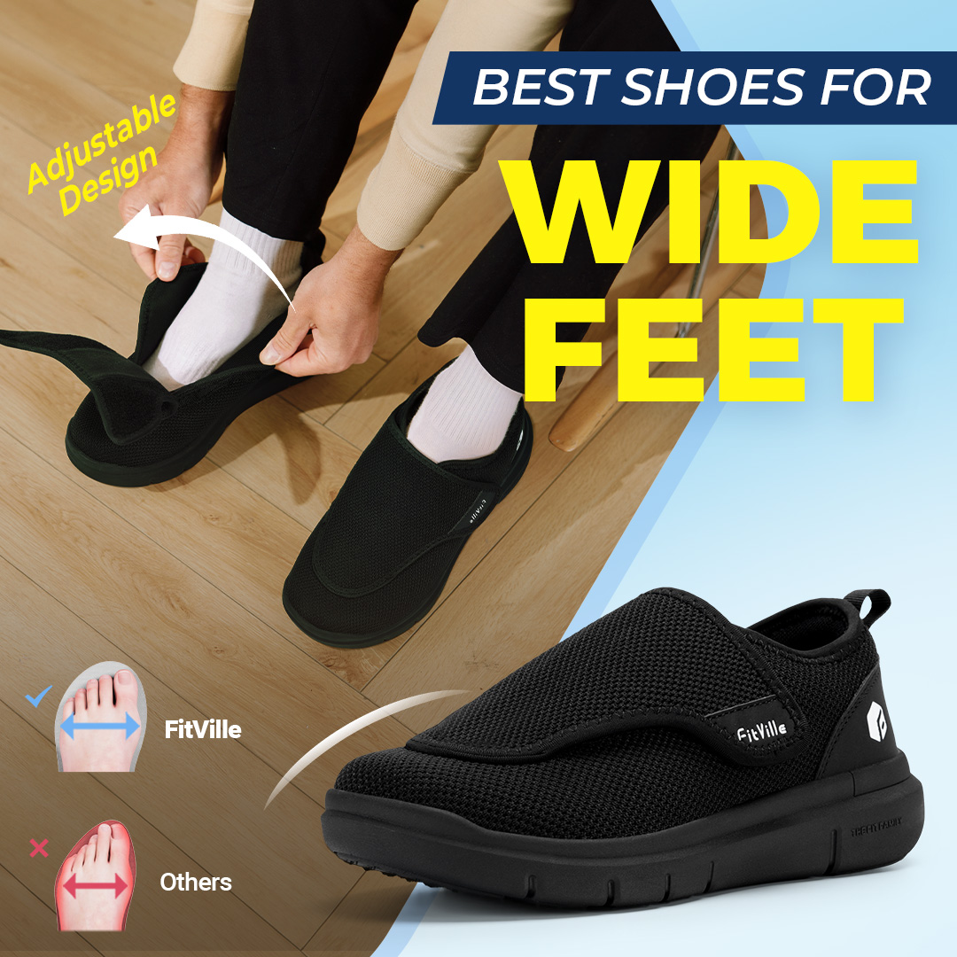 FitVille Extra Wide Men's Diab - Men'S Shoes Diabetic incelemesi ve fiyatı